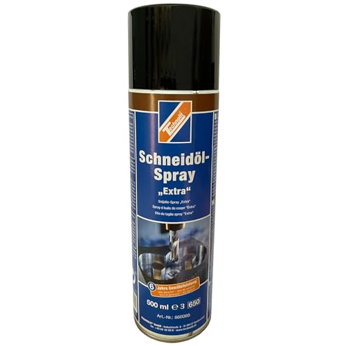 Technolit Schneidöl-Spray Extra - 500 ml - Stark additivierter Hochleistungs-Kühlschmierstoff für Stähle höchster Festigkeit von QUEBAg