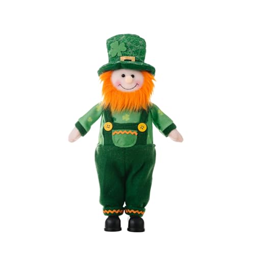 QUEENYARD Irish Patrick's Day Holiday Boy/Girl Toy Festive Plush Toy For Kids Irish Patricks Day Decoration Festive von QUEENYARD