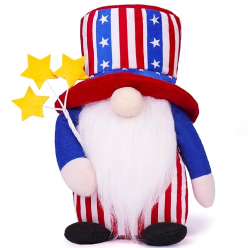 QUEENYARD Little Faceless For Independence Day Party Decorations Soft Toy von QUEENYARD