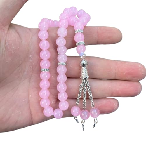 Tasbih Gebets-Rosenkranz-Perlen, modisch, dekorative Quasten, Religionsschmuck, Partyzubehör, 33 Stück von QUEENYARD