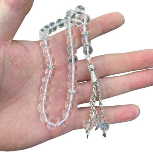 Tasbih Gebets-Rosenkranz-Perlen, modisch, dekorative Quasten, Religionsschmuck, Partyzubehör, 33 Stück von QUEENYARD