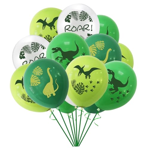 QUMIIRITY 32-teiliges Latexballon-set mit Dinosaurier-aufdruck für Die Dekoration Von Geburtstagspartys von QUMIIRITY