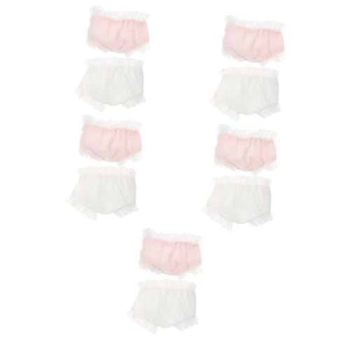 QUMIIRITY 10 STK Höschen Babyspielzeug Puppenunterhose Kleinkindspielzeug Mini- verkleiden Sich Kleidung Puppen windel puppenwindeln Puppenkleidung für Puppen Stoff von QUMIIRITY