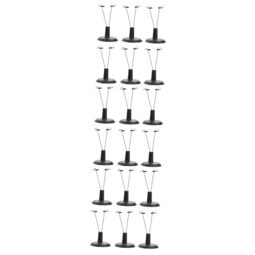 QUMIIRITY 18 STK Puppenregal Puppenzubehör Unterstützung Der Puppenhalterung Schaufensterpuppenständer Puppenhalter Anzeigen Spielzeug Für Kinder Mädchenspielzeug Klarer Puppenständer Black von QUMIIRITY