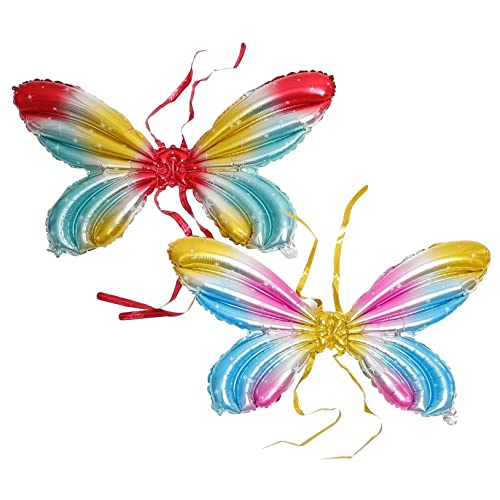 QUMIIRITY 2 Stück Engel Schmetterling Flügel Ballon Partyballons Dekorationen Geburtstag Luftballons Butterfly Decoration Ballon Schmetterlingsfolienballons Aluminiumfolie QUMIIRITY 2 Stück Engel Schmetterling Flügel Ballon Partyballons Dekorationen Geburtstag Luftballons Butterfly Decoration Ballon Schmetterlingsfolienballons Aluminiumfolie von QUMIIRITY