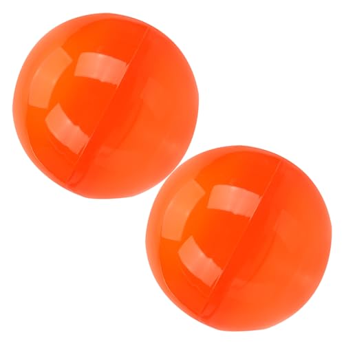 QUMIIRITY 2St Gashapon-Kugel der Kranmaschine plastikenten austecherformen ostern toy wimmelbuch bonn Kapseln für Verkaufsautomaten Ostern gefüllte Eier befüllbare ostereier Osterdeko Orange von QUMIIRITY