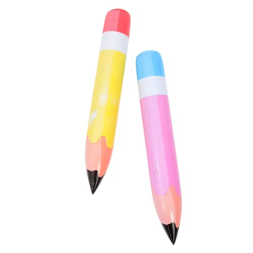 QUMIIRITY 2st Aufblasbarer Bleistift Jumbo-requisiten Aufblasbarer Partymalstift Bleistift Aufblasen Buntstift Bläst Sich Auf Bausatz Buntstift Aufblasen Jumbo-buntstifte-ballon Pastell Pvc von QUMIIRITY