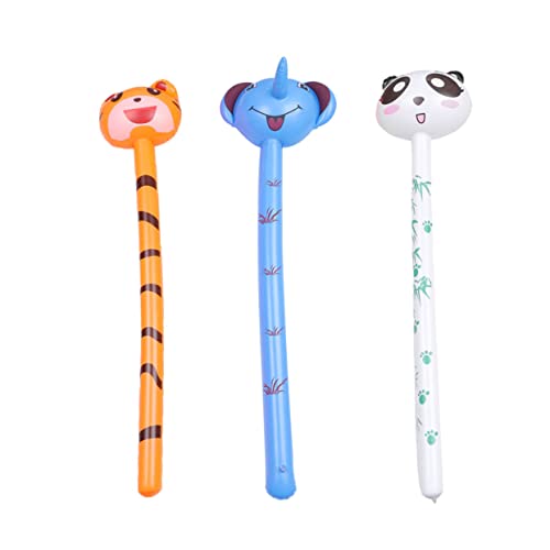 QUMIIRITY Lustiges Aufblasbares Tierspielzeug für Jungen und Mädchen 3-teiliges Pvc-spielzeug Tiger Panda Elefant Party-dekoration von QUMIIRITY