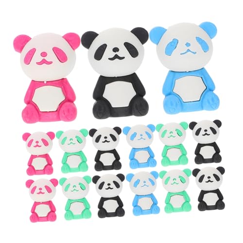 QUMIIRITY 32 Stk Panda Radiergummi Radiergummis Briefpapier Löschen Mini-radierer Für Kinder Tierischer Radiergummi Kindergarten Schöner Radiergummi Bürodekoration Kindergeschenk Farbe Panda von QUMIIRITY