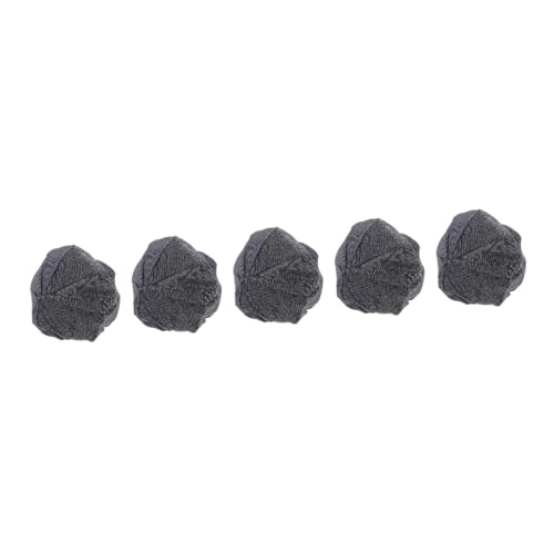 QUMIIRITY 5St Puppenhut Teddybärmütze Kostümhut Handgemachter Hut Puppenkopfschmuck Puppenkleidung Zubehör Mini-Puppenhüte Mall-Hut Miniaturhüte für Partys Mini-Hut Polyester Dark Grey von QUMIIRITY