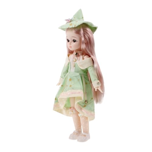 QUMIIRITY BJD-Gelenkpuppe Stellen Sie Sich vor, Sie Spielen eine Puppe 1/6 Bjd Puppenpuppen-Lolita-Kleid Schminkpuppe Feenpuppenkleidung DIY-Puppe Puppen für Mädchen Bjd-Puppenkörper Samt von QUMIIRITY