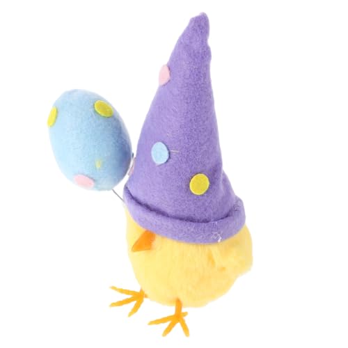 QUMIIRITY Osterdekorationen frühlingsdeko ostern frühlings dekoration ostergeschenk für Babyprodukte Kinderspielzeug bauernhof tiere figur Frühlingsornamente Tuch Violett von QUMIIRITY