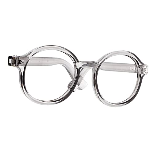 QUMIIRITY Brille Puppenbrille Miniatur Zubehör Mädchen Brillen Für Puppen Puppenkleidung Puppen Kleidung Sonnenbrille Schnapsgläser Kinderbrille Auffälliges Brillenspielzeug Plastik Grey von QUMIIRITY