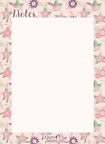 QUO VADIS - Kollektion: Daisy BLOC NOTES 11x15 11x15 cm - Rosa von Quo Vadis