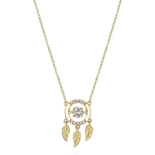 QWPYDXN Dream Catcher Halskette 925 Silber -Schlangeblikaner Kette Leichte Luxushals -Verzierung Einfaches Schmuck Geschenk für Frauen und Mädchen Schmuck für jeden Tag von QWPYDXN