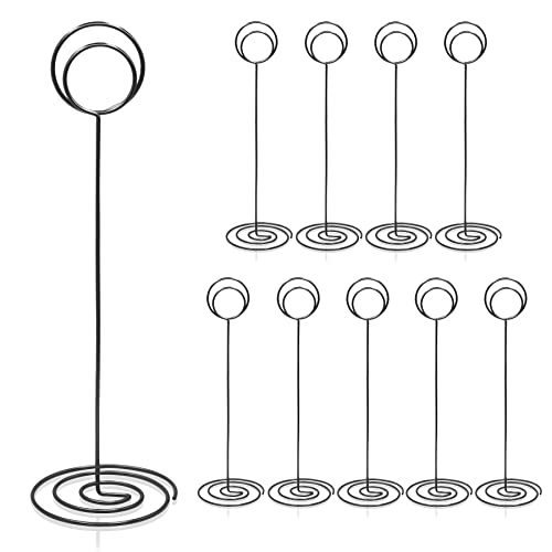 Tischnummernhalter, 10 St¨¹ck ¨C 22,1 cm gro?er Tischkartenhalter, hohe Tischnummernst?nder f¨¹r Hochzeiten, Partys, Abschlussfeiern, Empf?nge, Restaurants, Zuhause, Tafelaufs?tze, B¨¹ro-Memo (Gold) von QXIWAOE