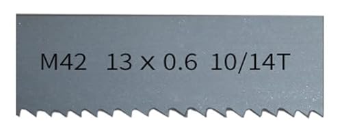 Bandsägeblätter, Sägeblatt for Schneiden von Hartholz, Weichmetall M42 Bi-Metall 1 Stück Bandsägeblatt/(1014 Tpi,Length 1435Mm) von QXWDTW