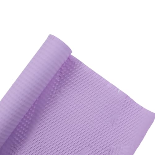 QXYOGO Wabenpapier Verpackungspapier 1 Rolle Mesh-Waben-Kunstpapier – weiß/schwarz/rosa/grün, dehnbares Gitterpapier for Blumenverpackungen, Kunstverpackungen for Blumenläden(Purple) von QXYOGO