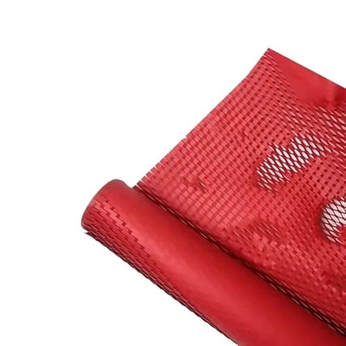 QXYOGO Wabenpapier Verpackungspapier Rotes Wabenpapier, Versand, Geschenkpapier, gepolsterte Trittschalldämmung usw(Red-30cmx10m) von QXYOGO