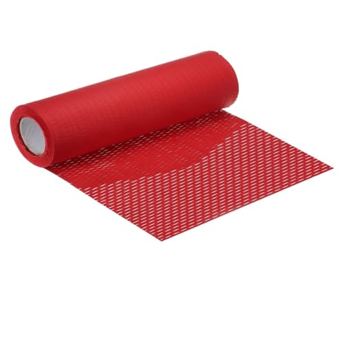 QXYOGO Wabenpapier Verpackungspapier Wabenpapier, 5 m, 1 Rolle, nachhaltige Alternative zu Schaumstoffverpackungen, umweltfreundliches Verpackungsmaterial for Mobilgeräte(Red 50cmx5m) von QXYOGO