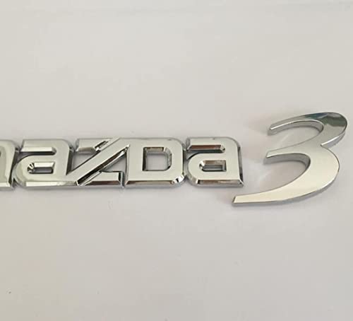 Auto Emblem Aufkleber für Mazda Axela Cx-3 Cx-5 Cx-7 Cx-9 Mx-5 Atenza Ms Mps Speed, Abzeichen Buchstaben Emblem-Aufkleber Sticker Frontgrill Karosserie Kofferraum Abzeichen Dekoration Aufkleber von QYCJKL