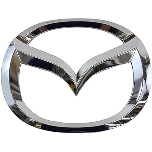 QYCJKL Auto Emblem Aufkleber für Mazda 6 2015 2016 2017, Abzeichen Buchstaben Emblem-Aufkleber Sticker Frontgrill Karosserie Kofferraum Abzeichen Dekoration Aufkleber,M von QYCJKL