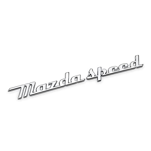 QYCJKL Auto Emblem Aufkleber für Mazda AWD, Abzeichen Buchstaben Emblem-Aufkleber Sticker Frontgrill Karosserie Kofferraum Abzeichen Dekoration Aufkleber,B Silver von QYCJKL