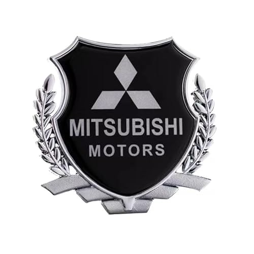 QYCJKL Auto Emblem Aufkleber für Mitsubishi Lancer Sportback X, Abzeichen Buchstaben Emblem-Aufkleber Sticker Frontgrill Karosserie Kofferraum Abzeichen Dekoration Aufkleber,D von QYCJKL