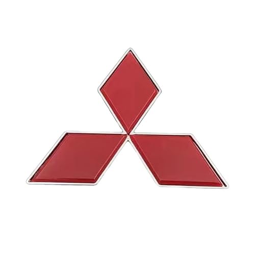 QYCJKL Auto Emblem Aufkleber für Mitsubishi Outlander, Abzeichen Buchstaben Emblem-Aufkleber Sticker Frontgrill Karosserie Kofferraum Abzeichen Dekoration Aufkleber,L von QYCJKL