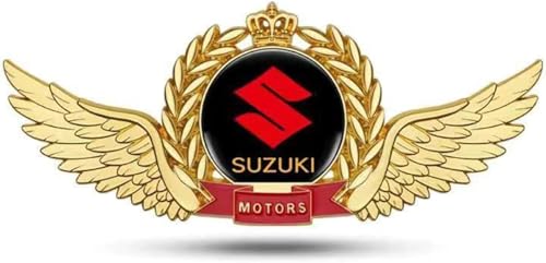 QYCJKL Auto Emblem Aufkleber für Suzuki, Abzeichen Buchstaben Emblem-Aufkleber Sticker Frontgrill Karosserie Kofferraum Abzeichen Dekoration Aufkleber von QYCJKL