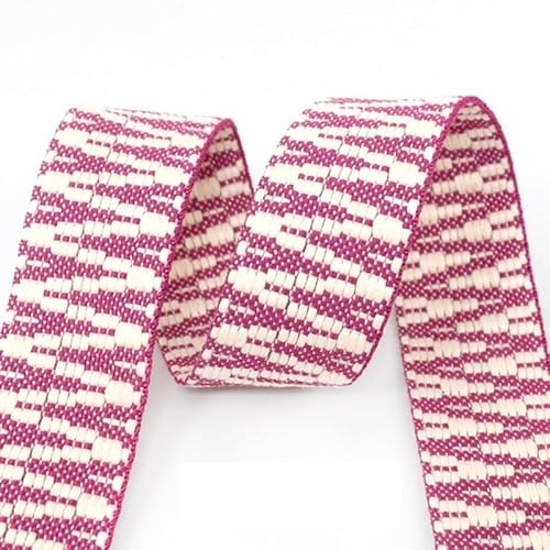 Gurtband 2/5Y 38/50mm Ethnische Jacquard Gurtband Polyester Band Band Taschen Strap Trims Kleidung Gürtel Dekoration spitze Band DIY Nähen Schrägband(7-38mm,2Yards) von QYGCYOO