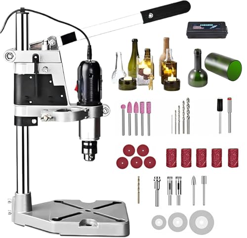 Glasschneider-Flaschenset, Multifunktionale Flaschenschneidemaschine, Schneidwerkzeug Zum Schneiden In Diy-Weinfolien-Herstellungsbox, Quadratische Whiskey-Dekoration, Zum Bohren, Schleifen, Polieren von QYLTTDM