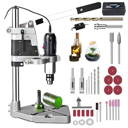 QYLTTDM Elektrischer Glasflaschenschneider, Schneidwerkzeug Zum Schneiden In DIY-Box Zur Herstellung Von Weinfolien, Verstellbares Trenngerät, Profi-Set, Multifunktionale Flaschenschneidemaschine von QYLTTDM