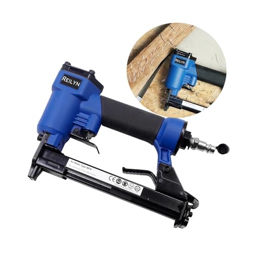 Nagler, Air Stapler 8016 Nagelpistole, 21 Ga. Kronengröße 12,8 mm, Heimdekoration, Holzrahmen, pneumatischer Nagler for Sofa Nagler, Air Stapler 8016 Nagelpistole, 21 Ga. Kronengröße 12,8 mm, Heimdekoration, Holzrahmen, pneumatischer Nagler for Sofa von QZCX