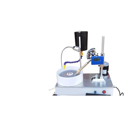 Schmuckpolierer Edelstein-Facettiermaschine, Präzisions-Schmuck-Jade-Schleifpoliermaschine, einstellbare Rotationsgeschwindigkeit, Rock-Juwel-Winkelpolierer Geringe Vibration(Digital) von QZCX