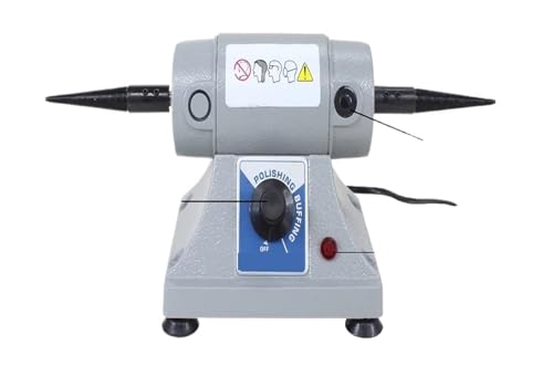 Schmuckpolierer Mini-Tischdrehmaschine, Schmuckpoliermaschine, Poliermotor, Schmuckherstellungswerkzeuge und -maschine, Juwelierwerkzeug Geringe Vibration von QZCX