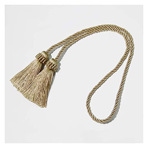 QZH Magnetische Vorhang-Raffhalter, Schnalle 2-teilige Quasten Vorhang-Raffhalter Handgefertigte Fransen Raumzubehör Vorhang-Raffhalter Hängende Kugelschnalle Seil Vorhanghalter Bandage Zur QZH Magnetische Vorhang-Raffhalter, Schnalle 2-teilige Quasten Vorhang-Raffhalter Handgefertigte Fransen Raumzubehör Vorhang-Raffhalter Hängende Kugelschnalle Seil Vorhanghalter Bandage Zur von QZH