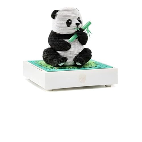 3D-Papier-Skulptur-Kunst-Klebezettel-Buch, Panda 3D-Haftnotizen auf Acrylbasis, 2025, Kalender, Geschenk, Dekoration, graviertes Desktop-Papier(Calendar model with base) von QZLNONTK