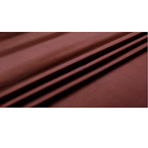 QZLNONTK Hochdichter Nylon-Satinstoff for Kartonfutter, Heimdekoration, Schneiderei, Vorhänge und Hochzeiten.(Dark Currant) von QZLNONTK