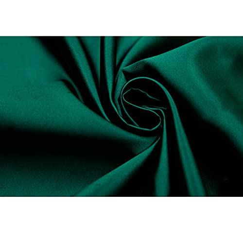 QZLNONTK Hochdichter Nylon-Satinstoff for Kartonfutter, Heimdekoration, Schneiderei, Vorhänge und Hochzeiten.(Dark Green) von QZLNONTK