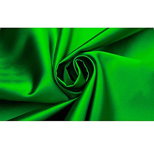 QZLNONTK Hochdichter Nylon-Satinstoff for Kartonfutter, Heimdekoration, Schneiderei, Vorhänge und Hochzeiten.(Emerald Green) von QZLNONTK