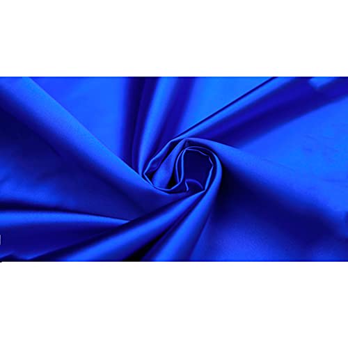 QZLNONTK Hochdichter Nylon-Satinstoff for Kartonfutter, Heimdekoration, Schneiderei, Vorhänge und Hochzeiten.(Jewel Blue) von QZLNONTK