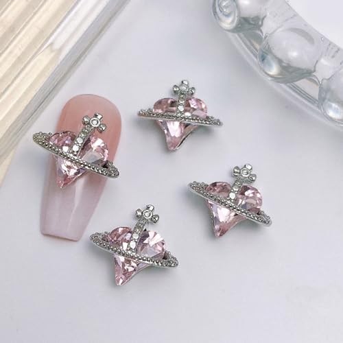 10pcs 3D Legierungsnägelkunsthandwerksstrasssteine ​​Charm Gemischte Glänzende Nagelkristall Edelscheine Anhänger Maniküre Nagelschmuck Diamanten Diamanten von Qaonsciug