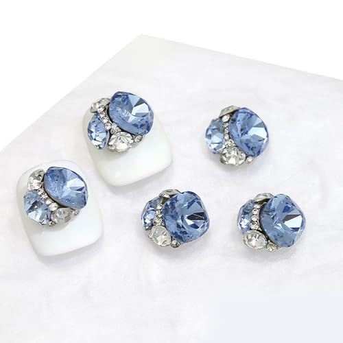 3D Nagel Glitzernde Nagel Strasssteine Nägel Edelsteine Glasnägel Kristalle Schmuck Nagelstecker Für Nagelkunst Dekorationen von Qaonsciug