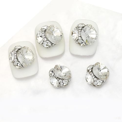 3D Nagel Glitzernde Nagel Strasssteine Nägel Edelsteine Glasnägel Kristalle Schmuck Nagelstecker Für Nagelkunst Dekorationen von Qaonsciug