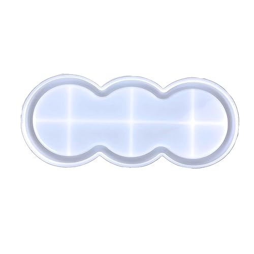 Schmucktablett-Formen aus Silikonharz, Tassen-Pads, Formen aus Silikon für Epoxidharz-Tablett von Qaonsciug