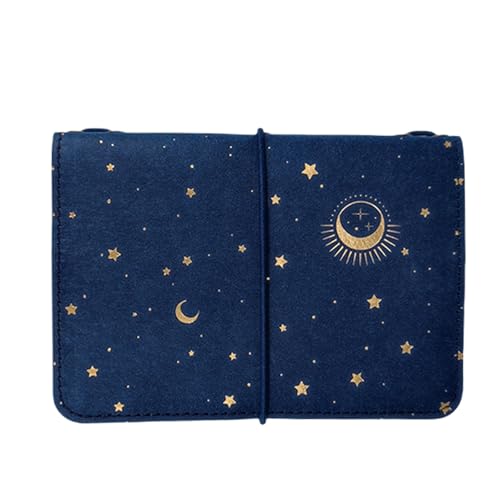 Starry Journal Binder Reise Notizbuch Tagebuch Mit Unliniertem Papier Nachfüllbar 6 Ringe Binder Notizbuch Für Damen Und Herren von Qaonsciug