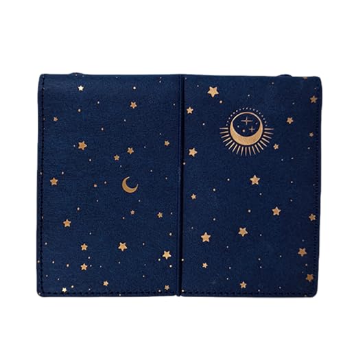 Starry Journal Binder Reise Notizbuch Tagebuch Mit Unliniertem Papier Nachfüllbar 6 Ringe Binder Notizbuch Für Damen Und Herren von Qaonsciug