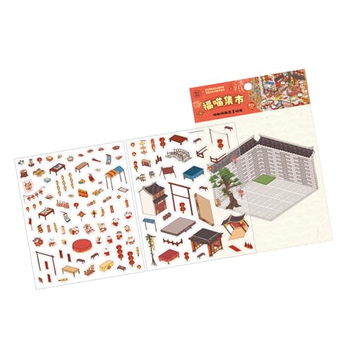 Szenenaufkleber Ästhetik Chinesische Stile Landschaft Retro Courtyard Dekorative Für Mädchen Jungen Szene Chinesische Landschaft Retro Courtyard Scrapbook Szenenaufkleber Ästhetik Chinesische Stile Landschaft Retro Courtyard Dekorative Für Mädchen Jungen Szene Chinesische Landschaft Retro Courtyard Scrapbook von Qaonsciug