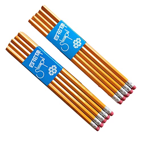 10 Glänzende Studentenstifte mit Radiergummis, Feiner und Sogar Bleistiftkern, Matte Satinbeschichtung, PVC -Radiergummi, Vielseitiger Gebrauch, Zehn Packungen Zum Schreiben, Zeichnen, Skizzieren, 10 Glänzende Studentenstifte mit Radiergummis, Feiner und Sogar Bleistiftkern, Matte Satinbeschichtung, PVC -Radiergummi, Vielseitiger Gebrauch, Zehn Packungen Zum Schreiben, Zeichnen, Skizzieren, von Qcwwy